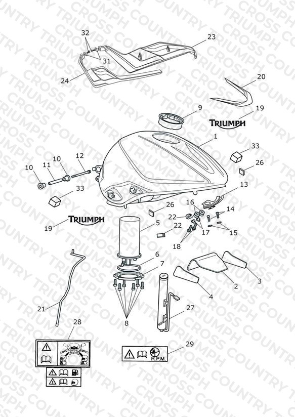 Fuel Tank, Fuel Pump & Fittings
