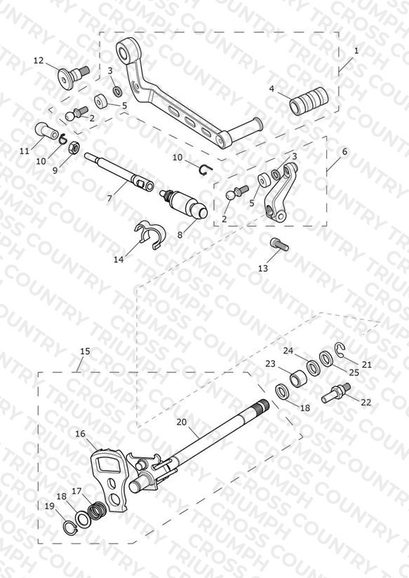 Gear Change Mechanism - US & CA Only - 898122 >