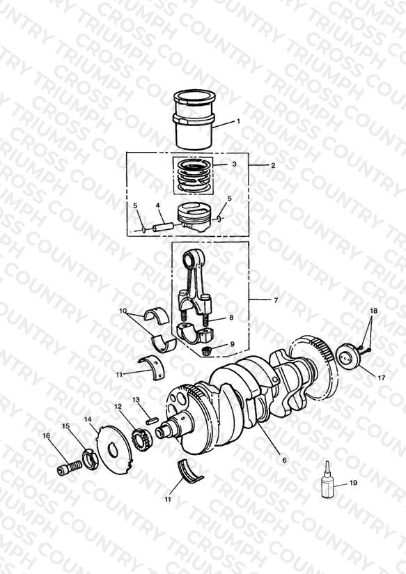 Crankshaft/Conn Rod/Pistons and Liners