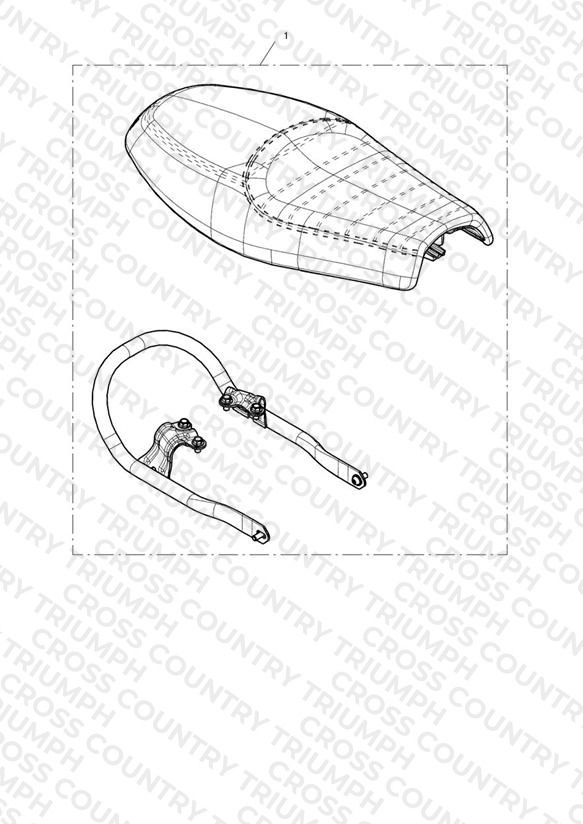 Seat, Dual, Comfort, Brown Kit