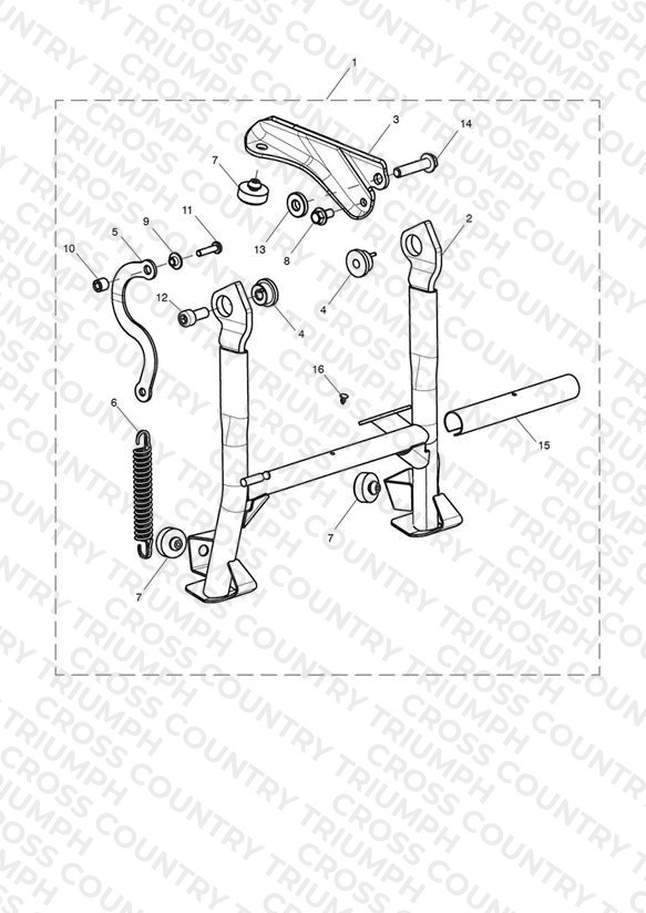 Centrestand Kit, Short