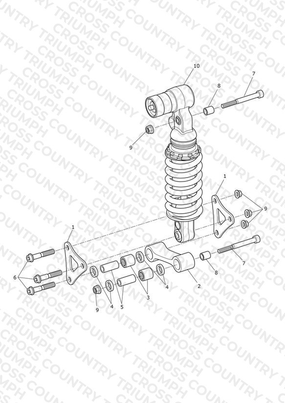 Rear Suspension Unit & Linkage
