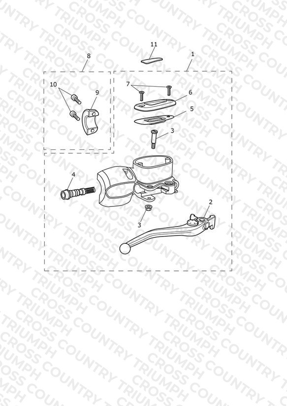 Front Master Cylinder Assy
