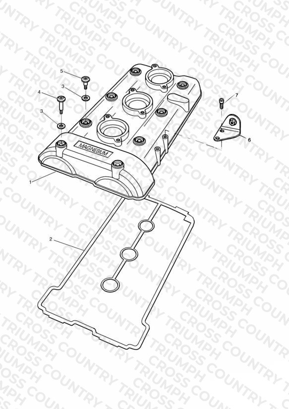 Cam Cover 885cc Engine