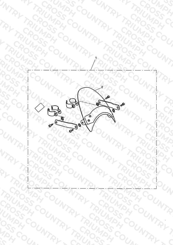 Flyscreen Kit 237541>, Chrome