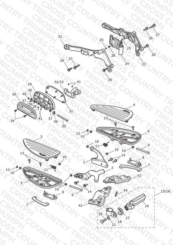 Footrestss & Mountings