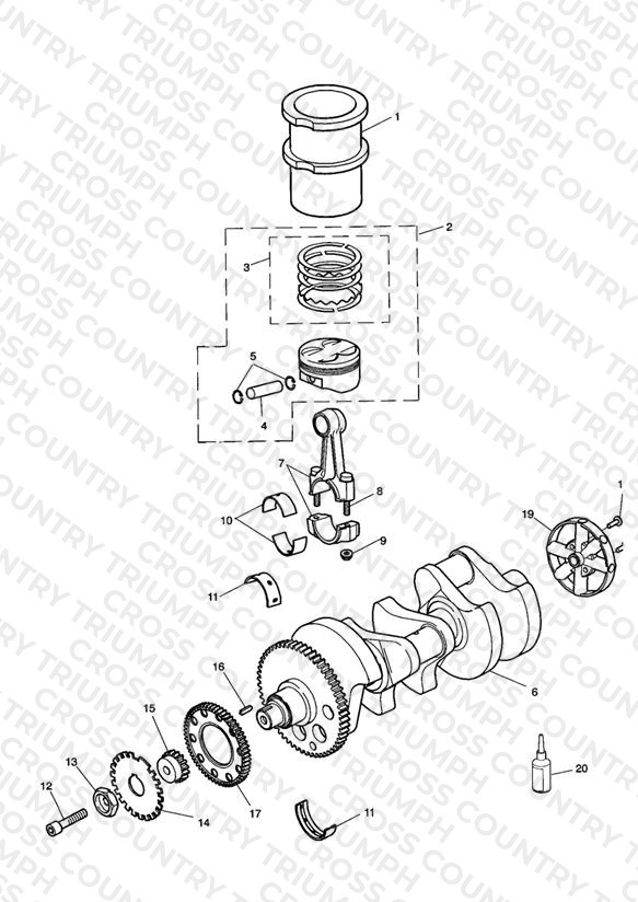 Crankshaft/Conn Rod/Pistons and Liners