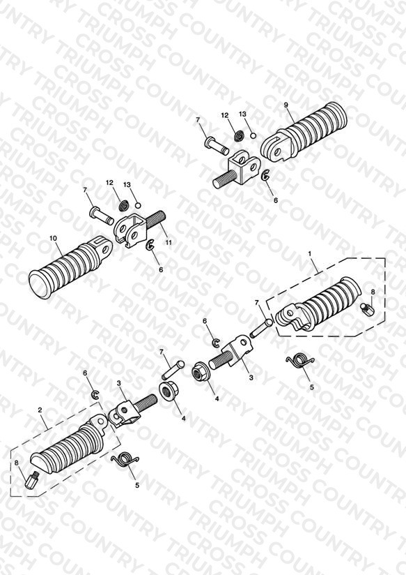 Footrests & Mountings