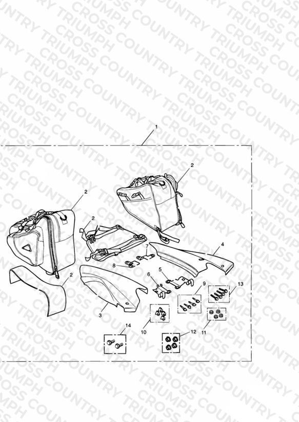 Throwover Pannier Kit
