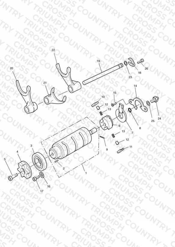 Gear Selector Drum