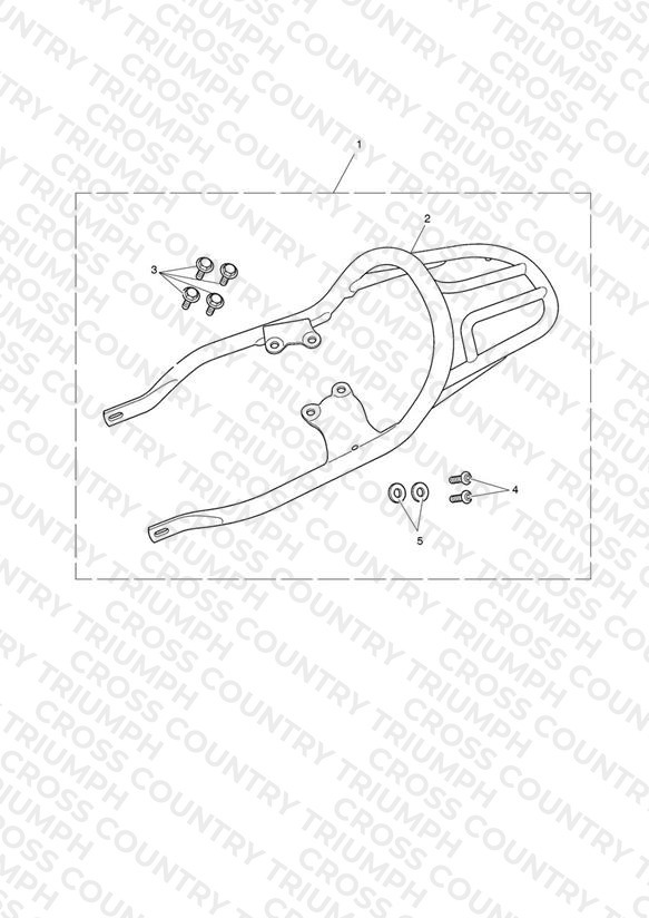 Luggage Rack Kit, Graphite