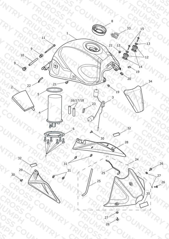 Fuel Tank/Fuel Pump Fittings
