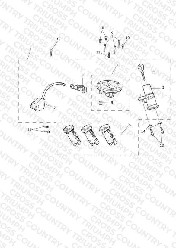 Ignition Switch & Lock Set