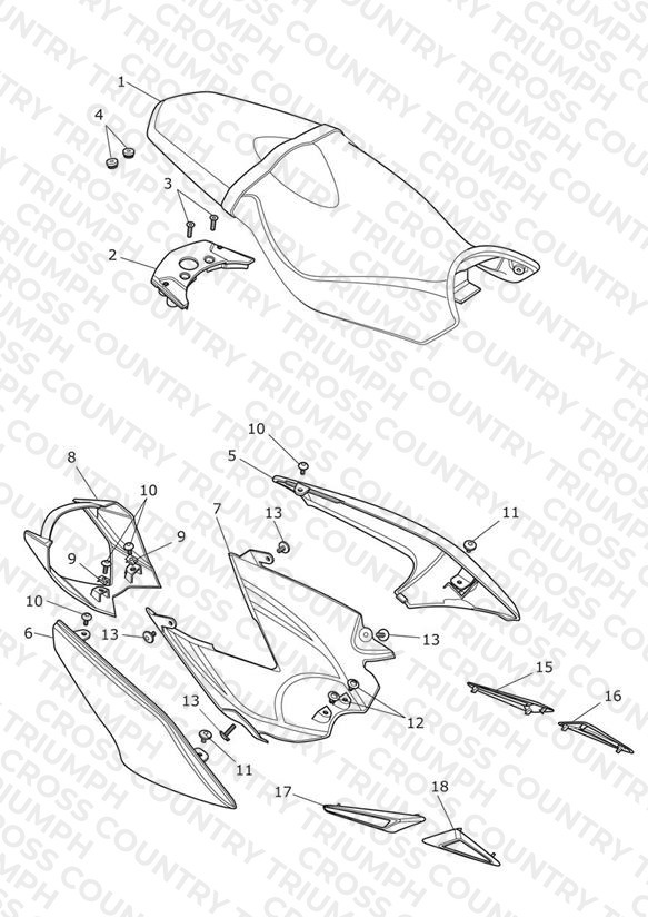 Rear Bodywork & Seat