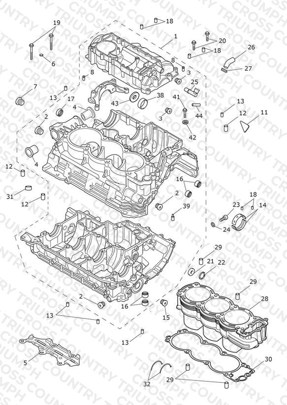 Crankcase & Fittings