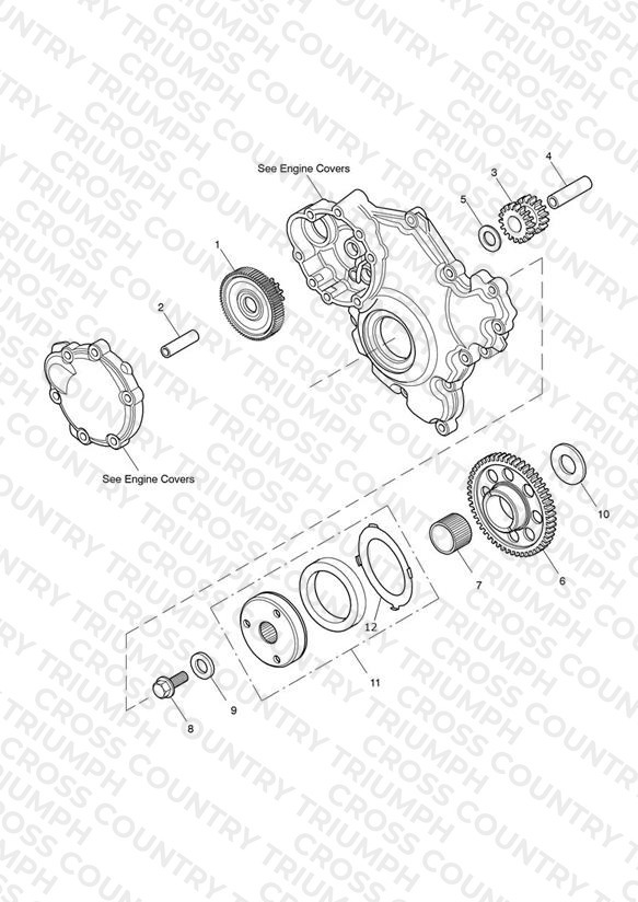 Starter Drive Gears - Eng No 491324 >
