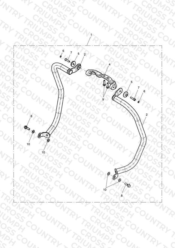 Dresser Bar Kit, Front