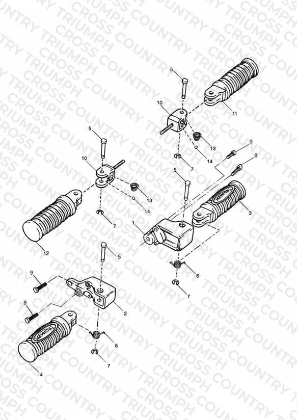 Footrests & Mountings