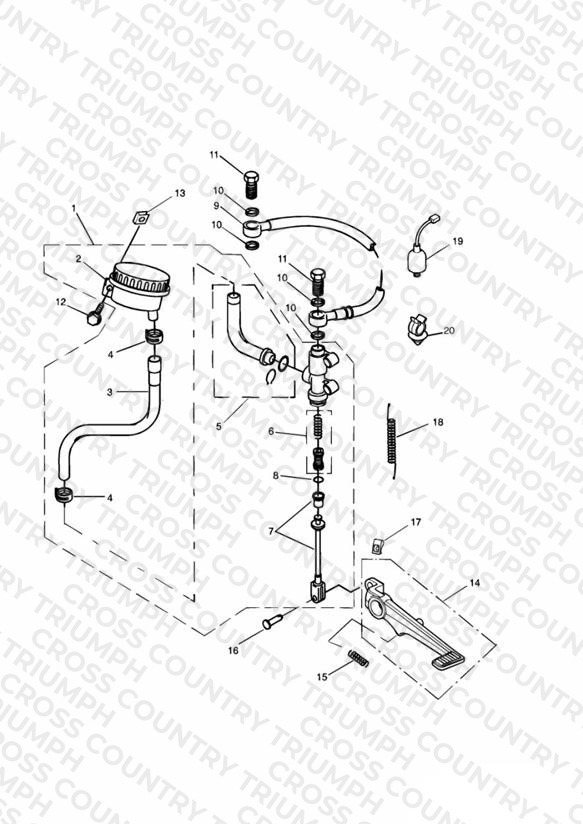 Rear Brake Master Cylinder