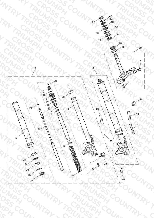 Front Forks & Yokes