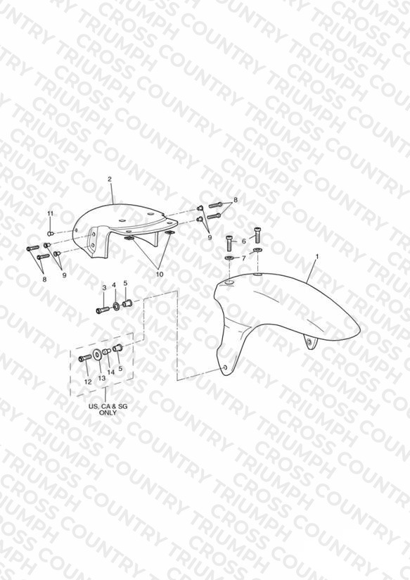 Front Mudguard