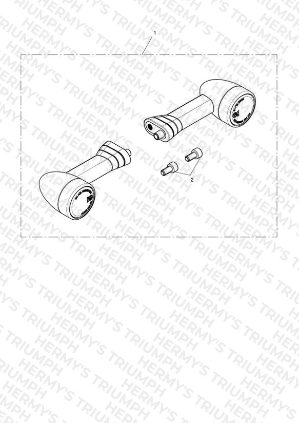 LED Indicator Kit, D64 Short, 250 Lead