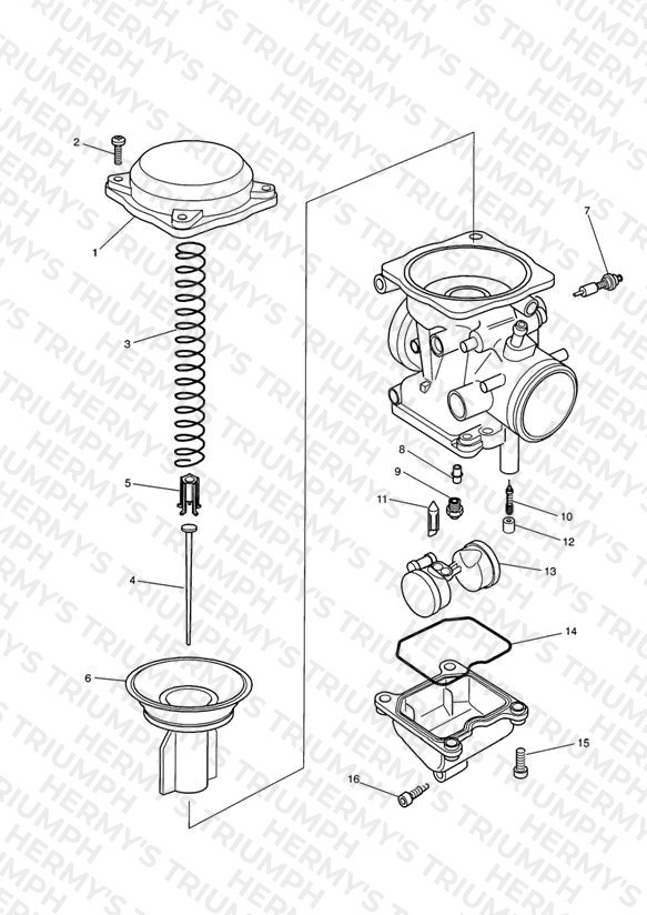 Carburettor Parts Carburettor Assembly T1240650 (KEIHIN PARTS)