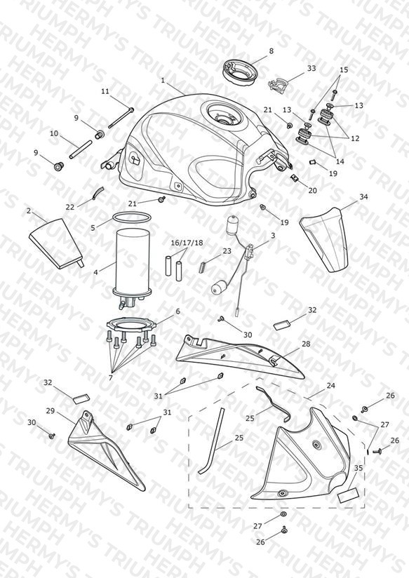 Fuel Tank/Fuel Pump Fittings