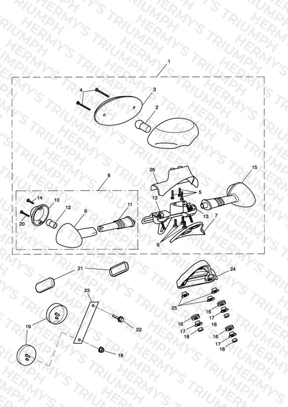 Rear Light & Rear Indicators