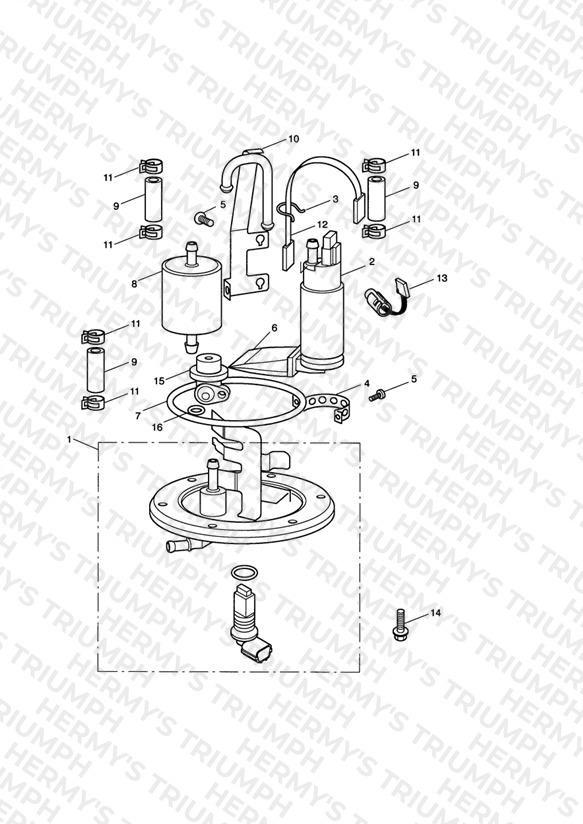 Fuel Pump and Filter Vin 201542 >