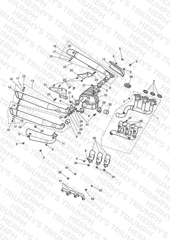 Exhaust System - Rocket III only
