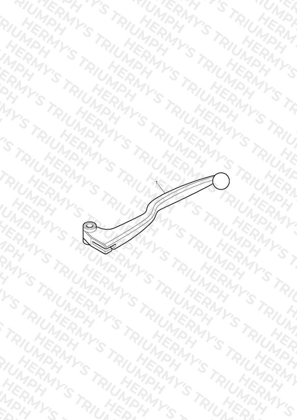 Clutch Lever Kit, Chrome
