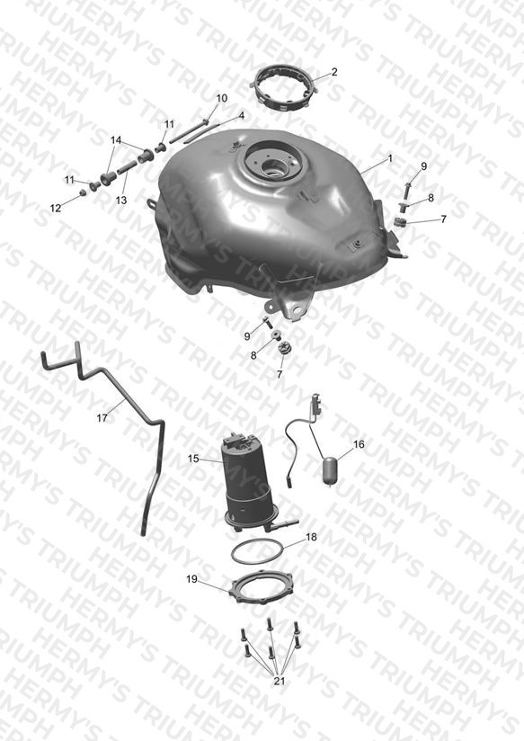 Fuel Tank, Fuel Pump & Fittings