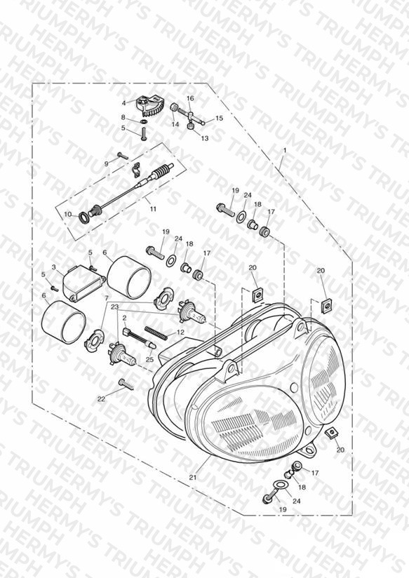 Headlight/Mountings
