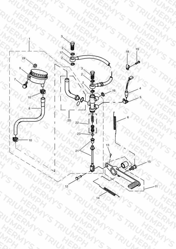 Rear Brake Master Cylinder