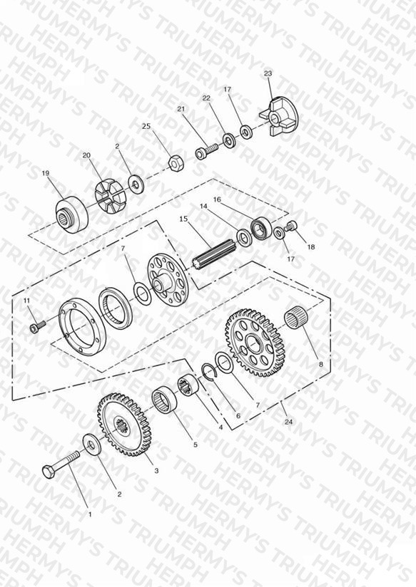 Alternator/ Starter Drive Gears