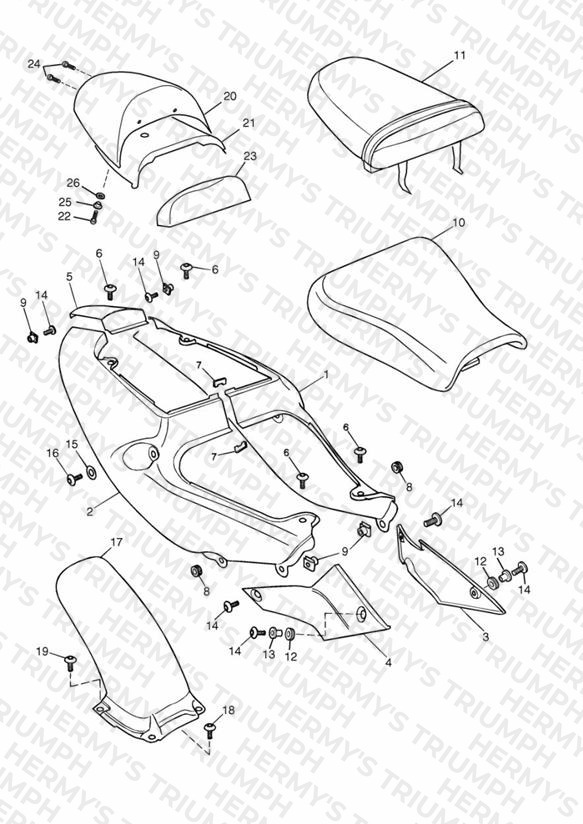 Rear Bodywork & Seat