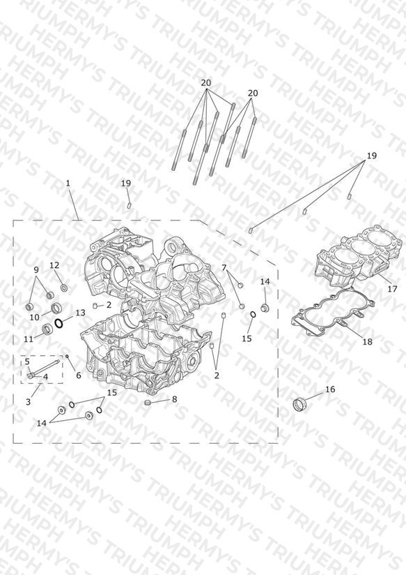 Crankcase & Fittings