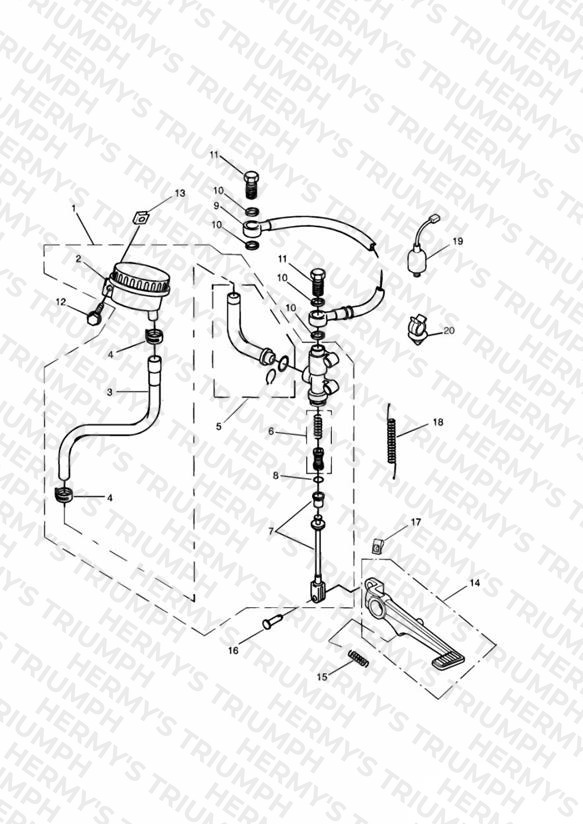 Rear Brake Master Cylinder