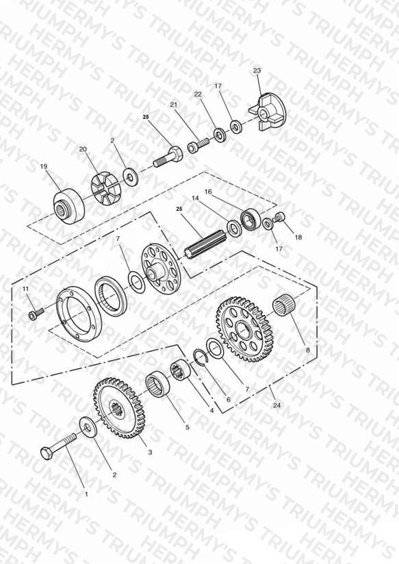 Alternator/ Starter Drive Gears