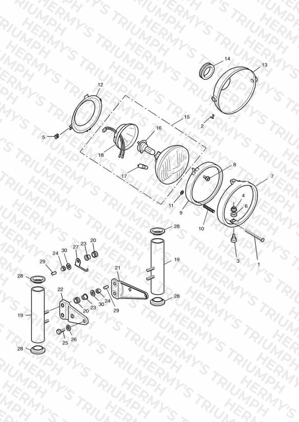 Headlight/Mountings