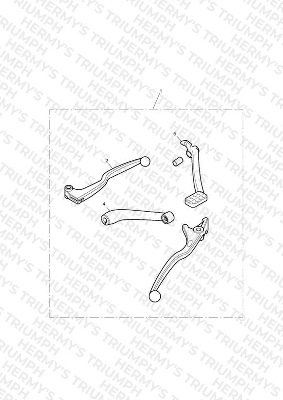 Lever Kit, Chrome