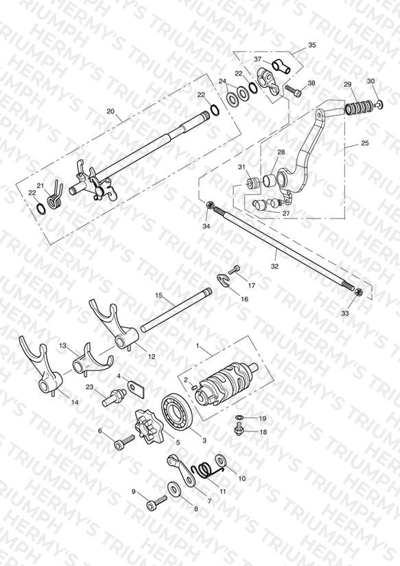Gear Selectors & Pedal 469051 >